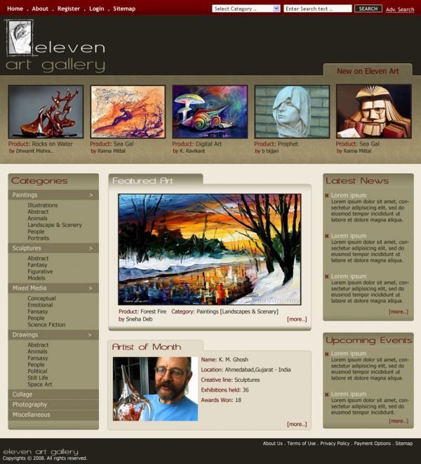 Eleven Art Gallery Design at Digicorp