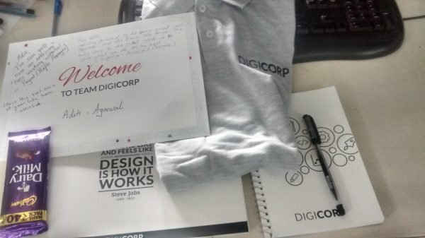 Digicorp welcome kit