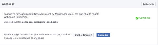 Building Facebook Messenger Chatbot Step 9- Digicorp